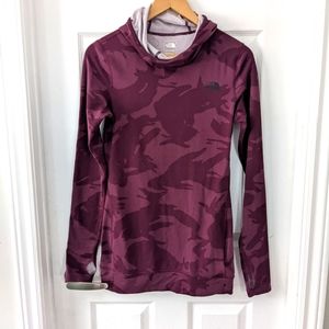 The North Face sweater burgundy/maroon size XS